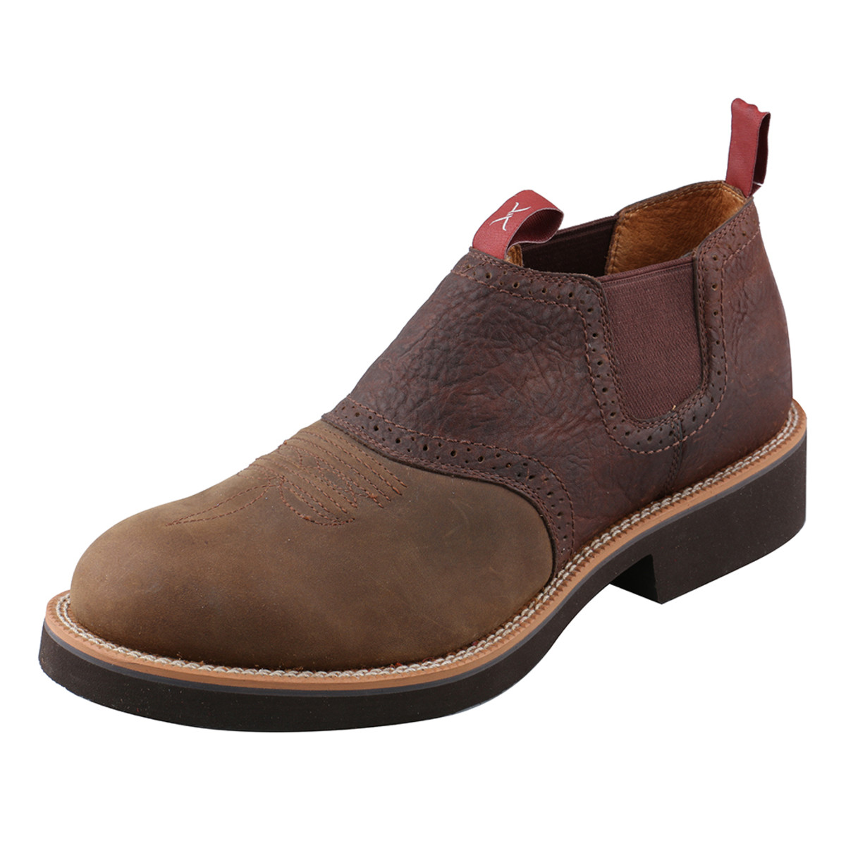 MEN'S COWDOG - DISTRESSED SADDLE/SADDLE OILED SHOULDER MCD0002