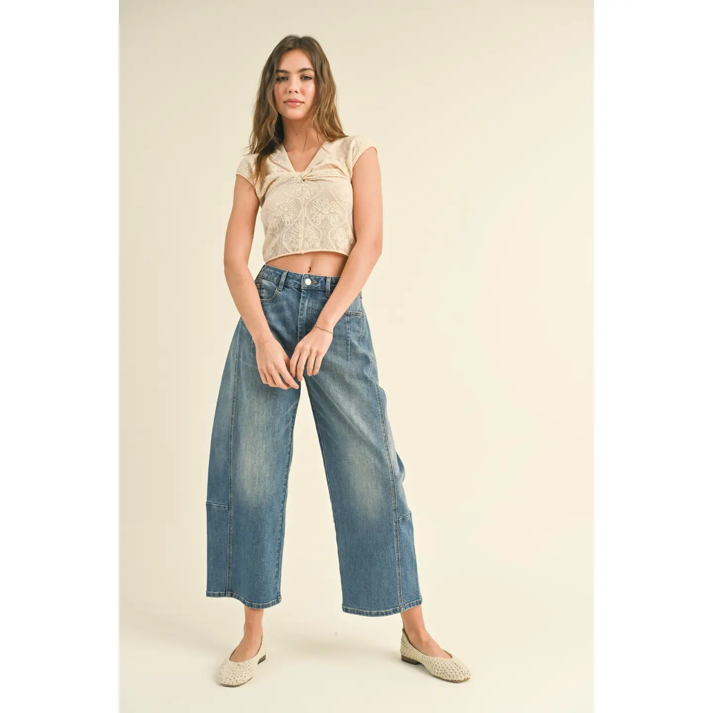 Loose Fit Denim Pants