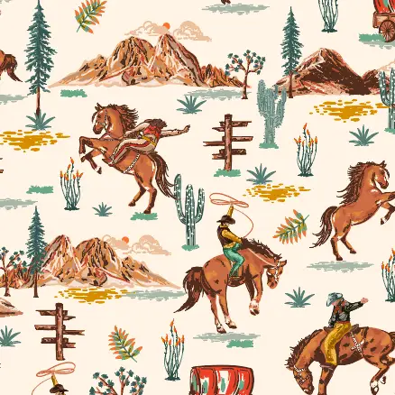 Rodeo Bamboo Baby Sleeper, Bamboo Pajamas, Western Clothes