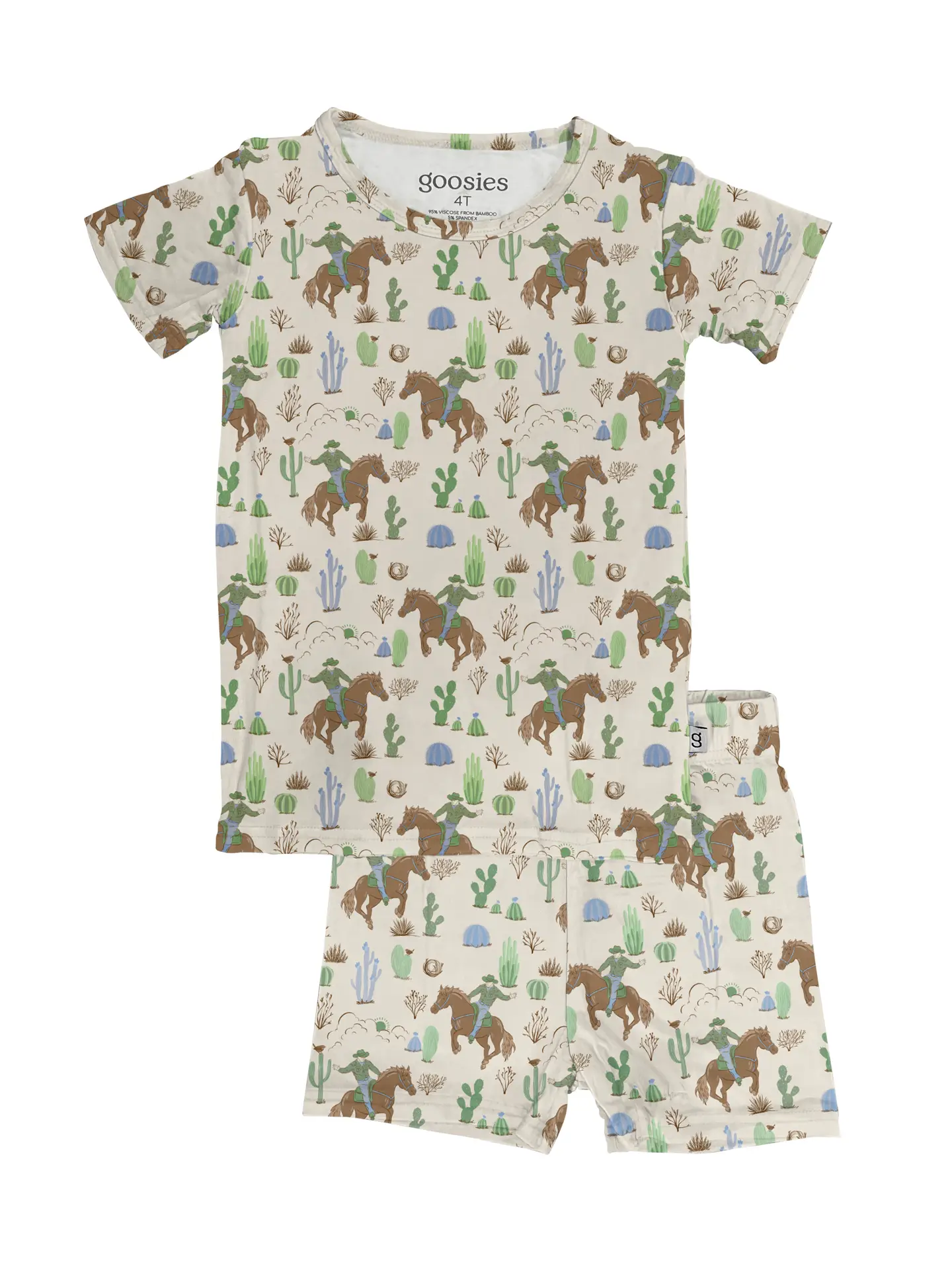 SHORT SLEEVE 2PC PJ'S - SALLE UP, COWBOY!
