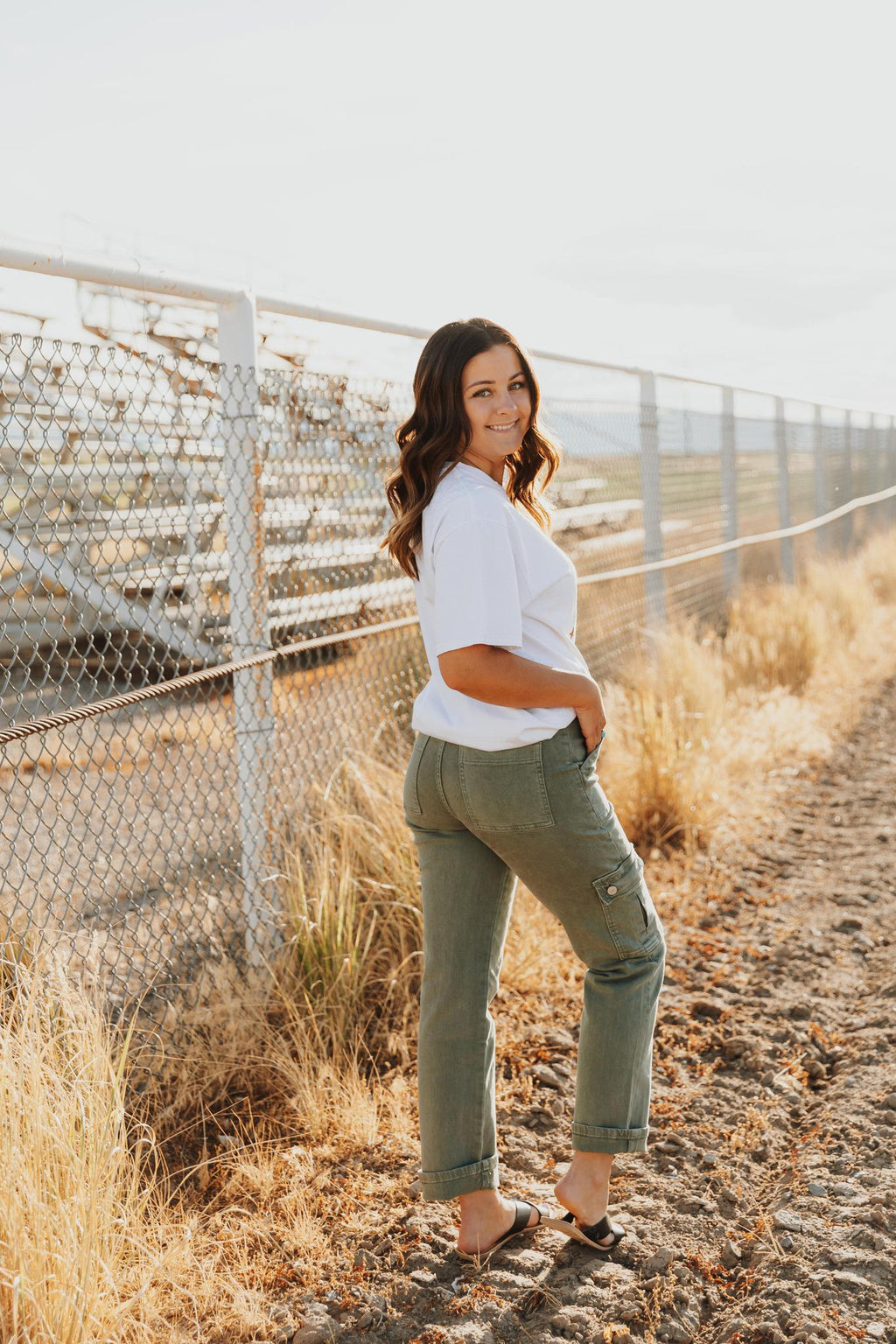 MID RISE STRAIGHT CARGO PANT
