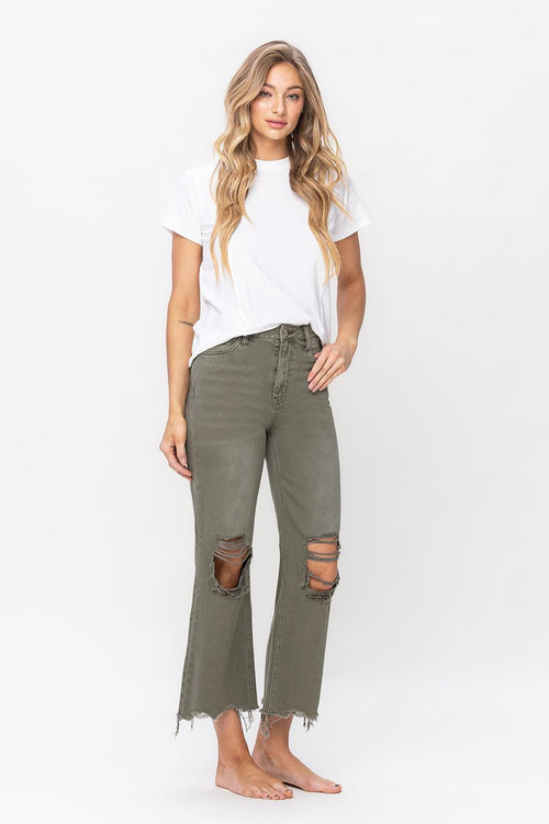 90'S VINTAGE CROP FLARE - BEETLE