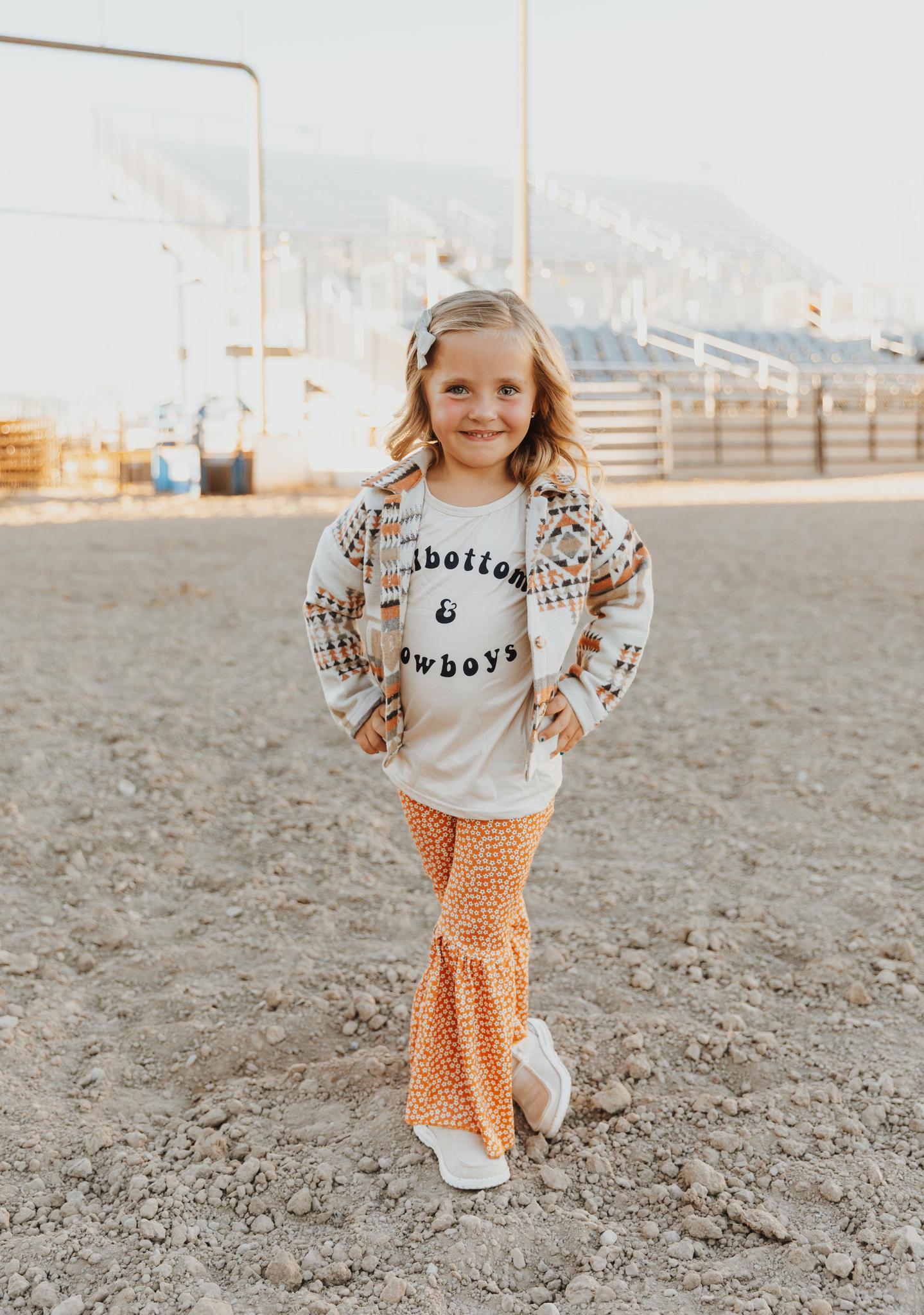 BELL BOTTOMS AND COWBOYS PANT SET