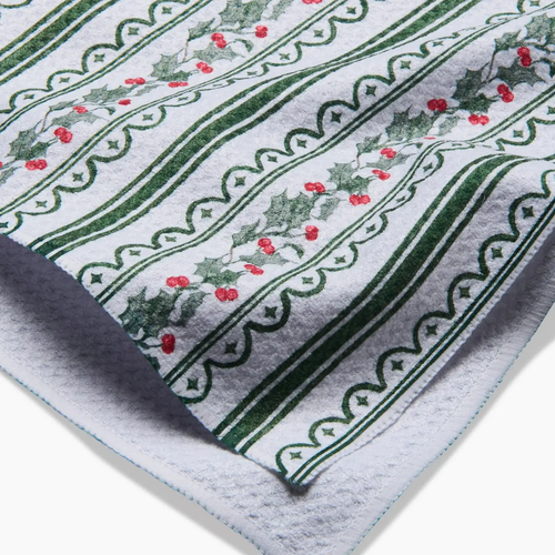 Christmas Vines Tea Towel