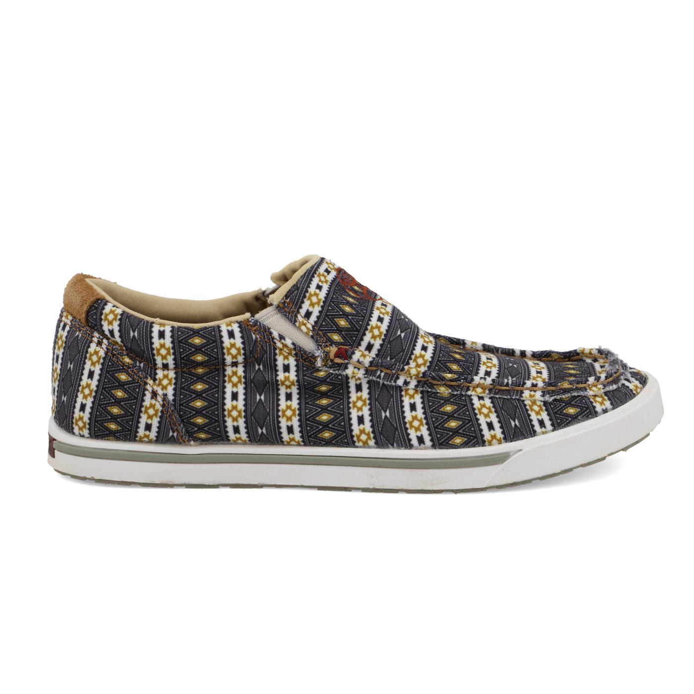 Hooey Slip-On Loper - Black & Yellow Multi WHYC024