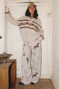COWGIRL PRINT DRAWSTRING PANTS