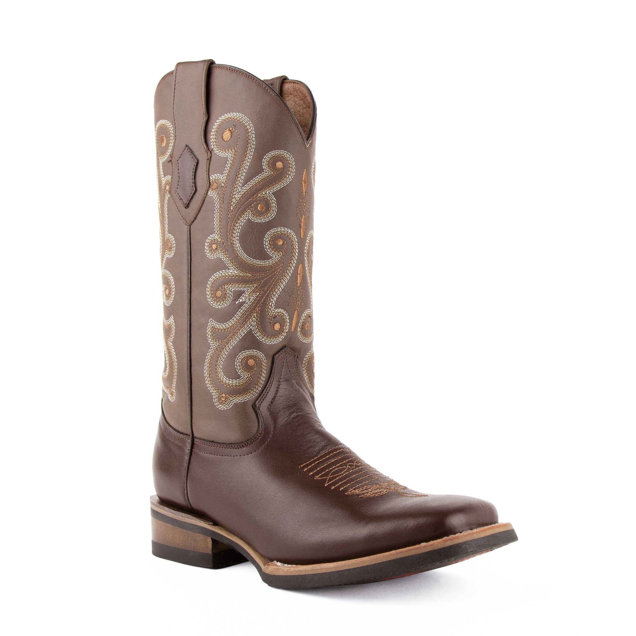 Men's French Calf Chocolate S-Toe