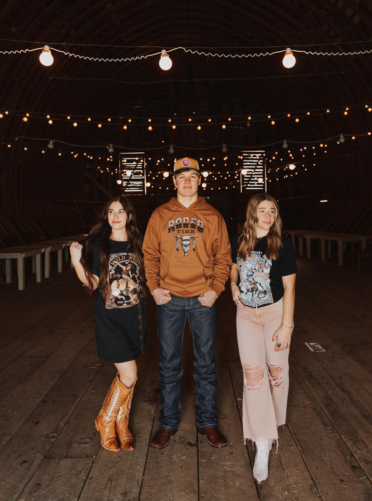 RODEO TIME TRIBAL HOODIE