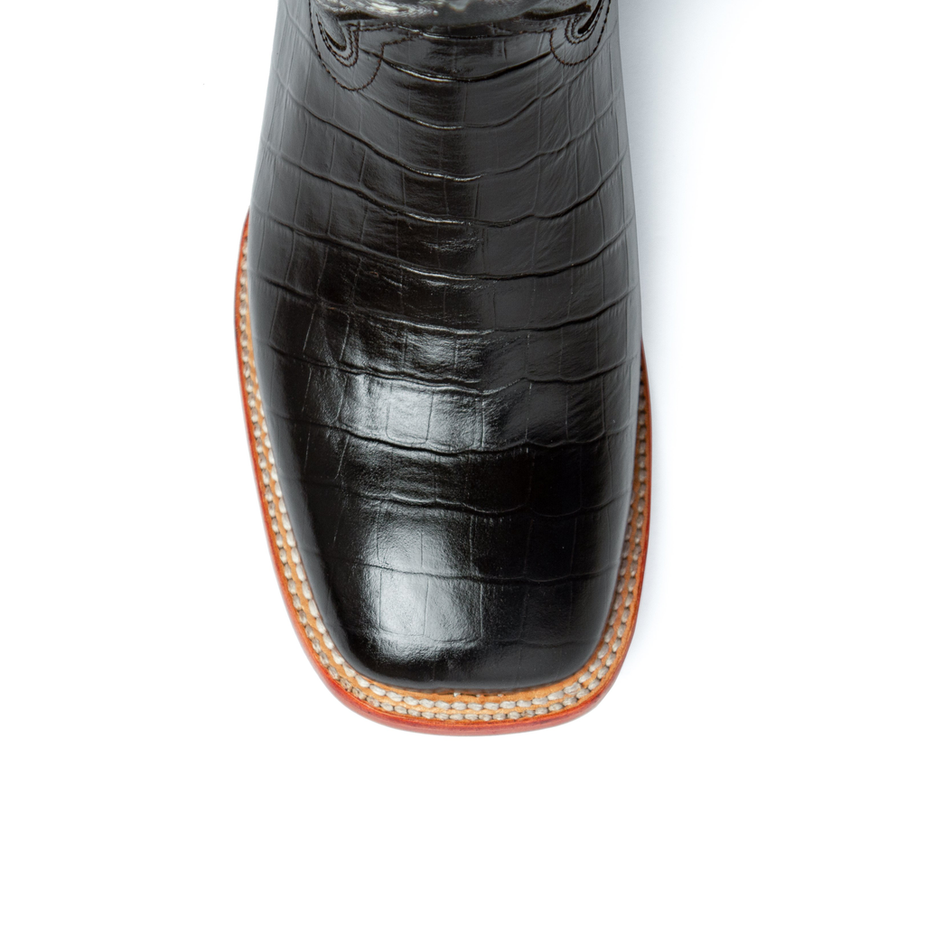 Men's Print Mustang S-Toe Black