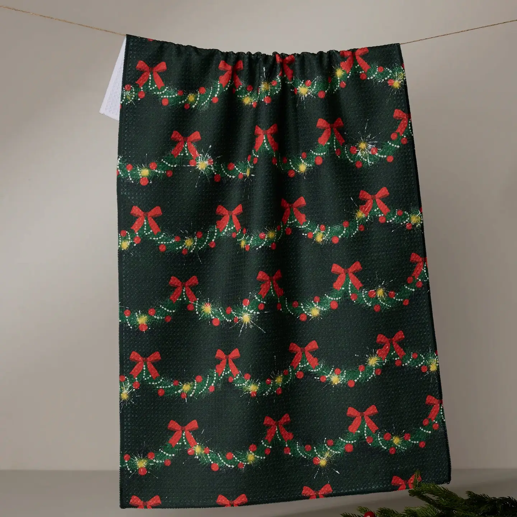 Yuletide Garland Tea Towel