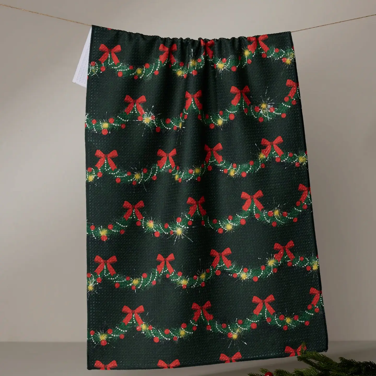 Yuletide Garland Tea Towel