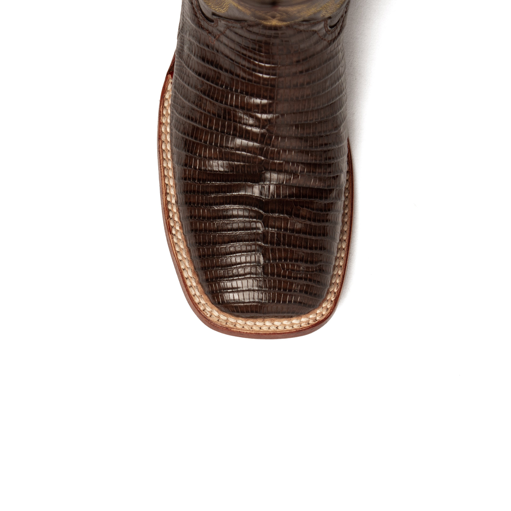 Ladies Teju Lizard S-Toe Chocolate