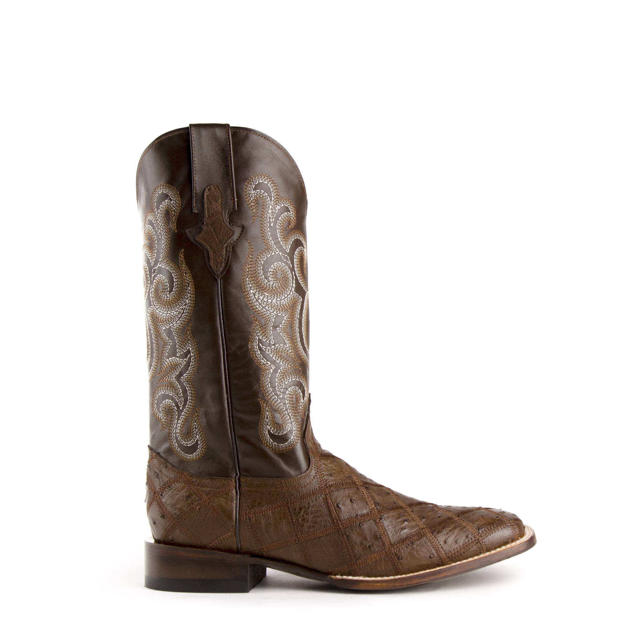 Men's Pinto Patchwork Kgo/Choc S-Toe