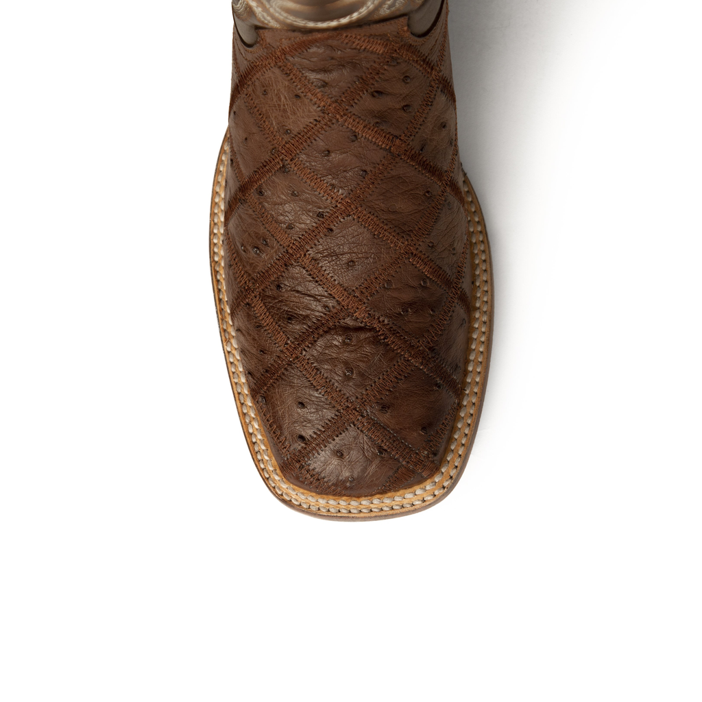 Men's Pinto Patchwork Kgo/Choc S-Toe