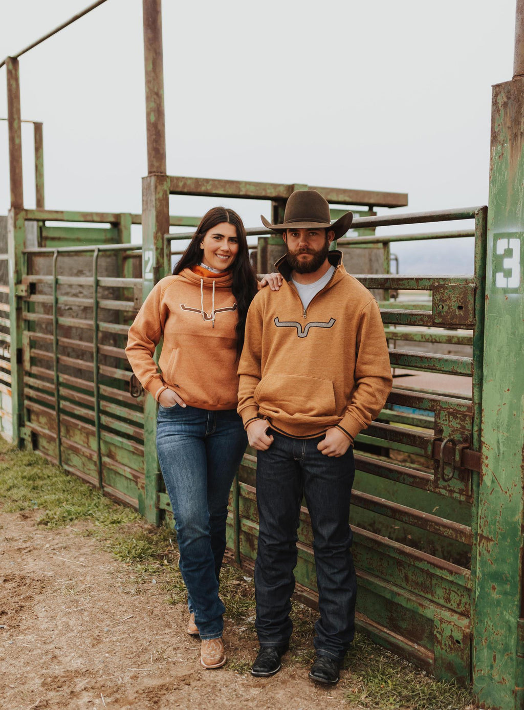KIMES MEN'S FILMORE FLEECE - RUSTY
