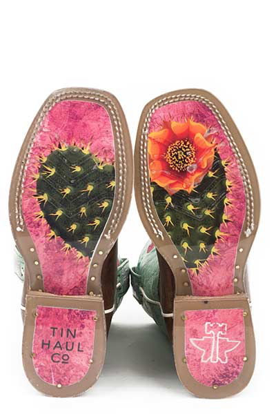 I <3 CACTUS/HEARTSHAPED SOLE