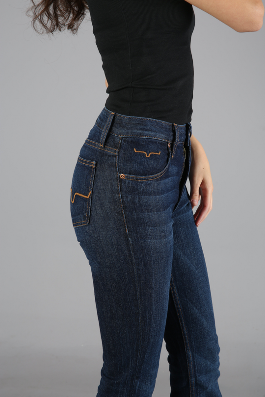 KIMES WOMENS JEANS - JENNIFER BLUE