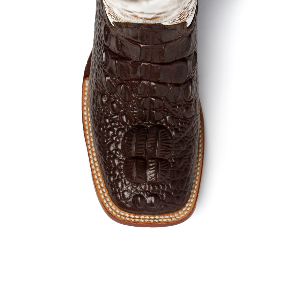 Ladies Print Rancher S-Toe Chocolate
