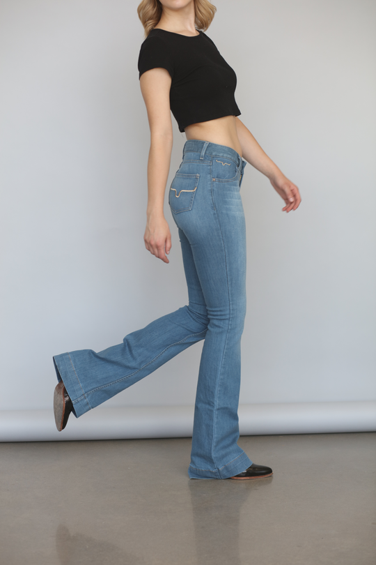 KIMES WOMENS JEANS - LOLA SOHO FADE BLUE
