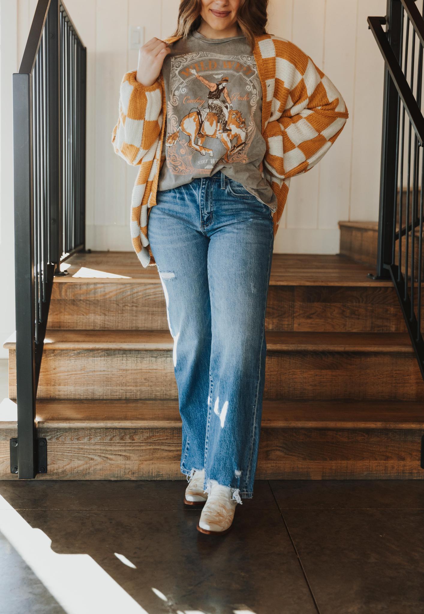 HIGH RISE DAD JEANS - RIVER WELLAND