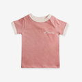 Youth Howdy Tee | Vintage Ringer - Pink
