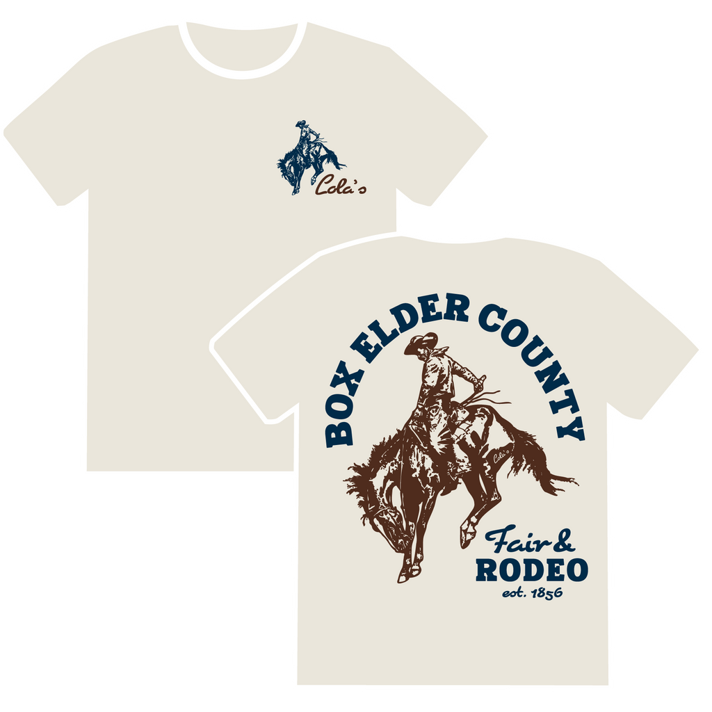 PRE-ORDER Box Elder County Fair & Rodeo Comfort Colors® Heavyweight Tee