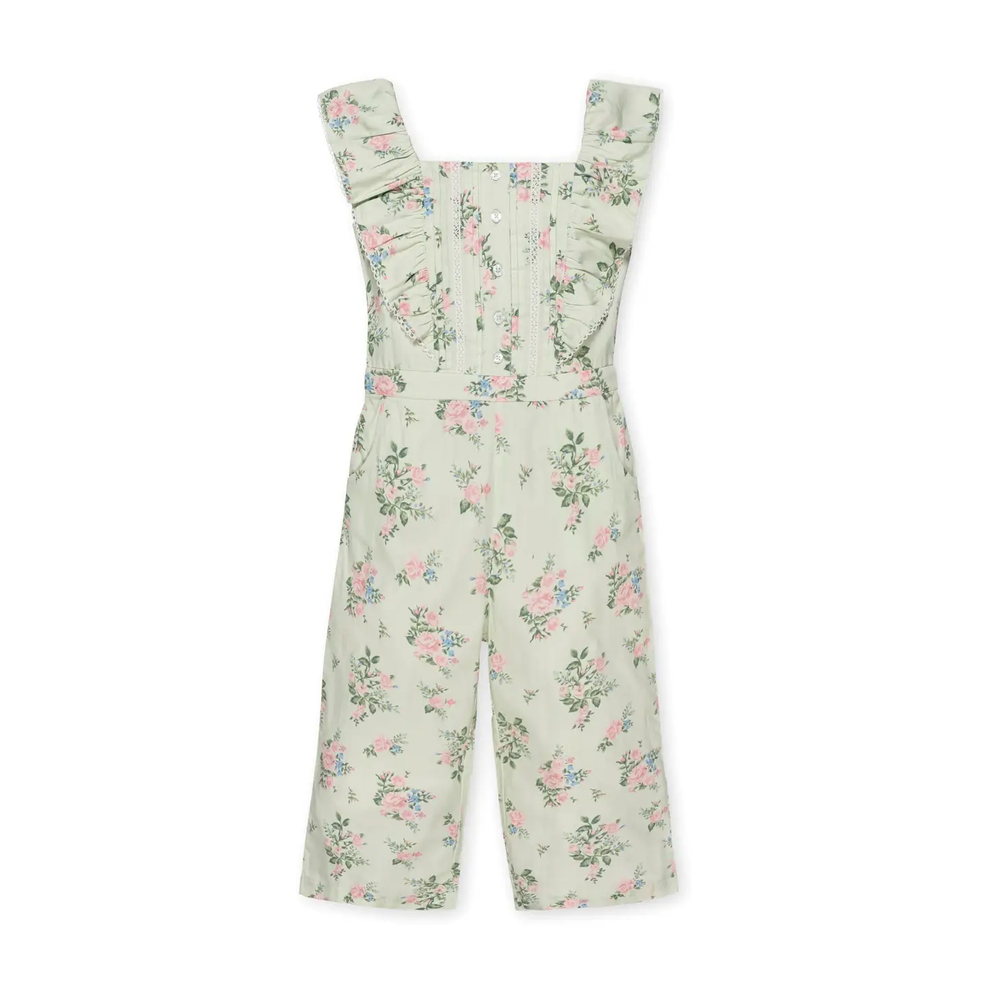 Organic Flutter Sleeve Jumpsuit