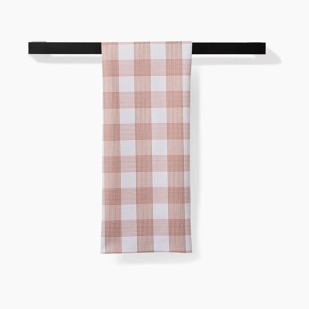 Vintage Gingham Natural Tea Towel