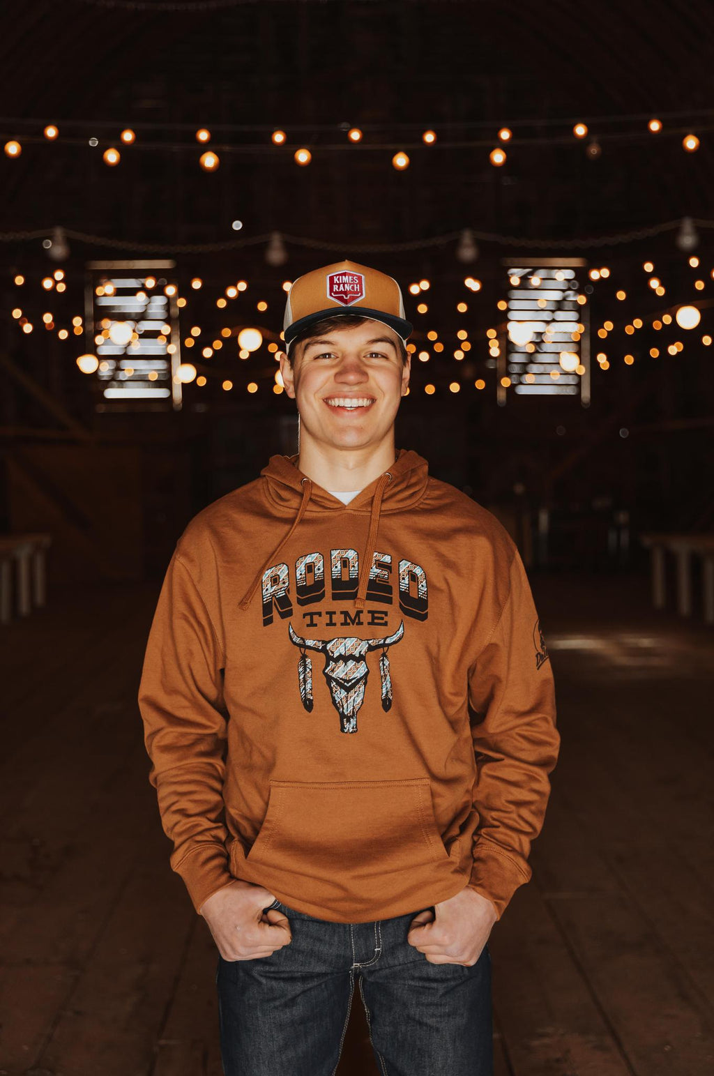 RODEO TIME TRIBAL HOODIE