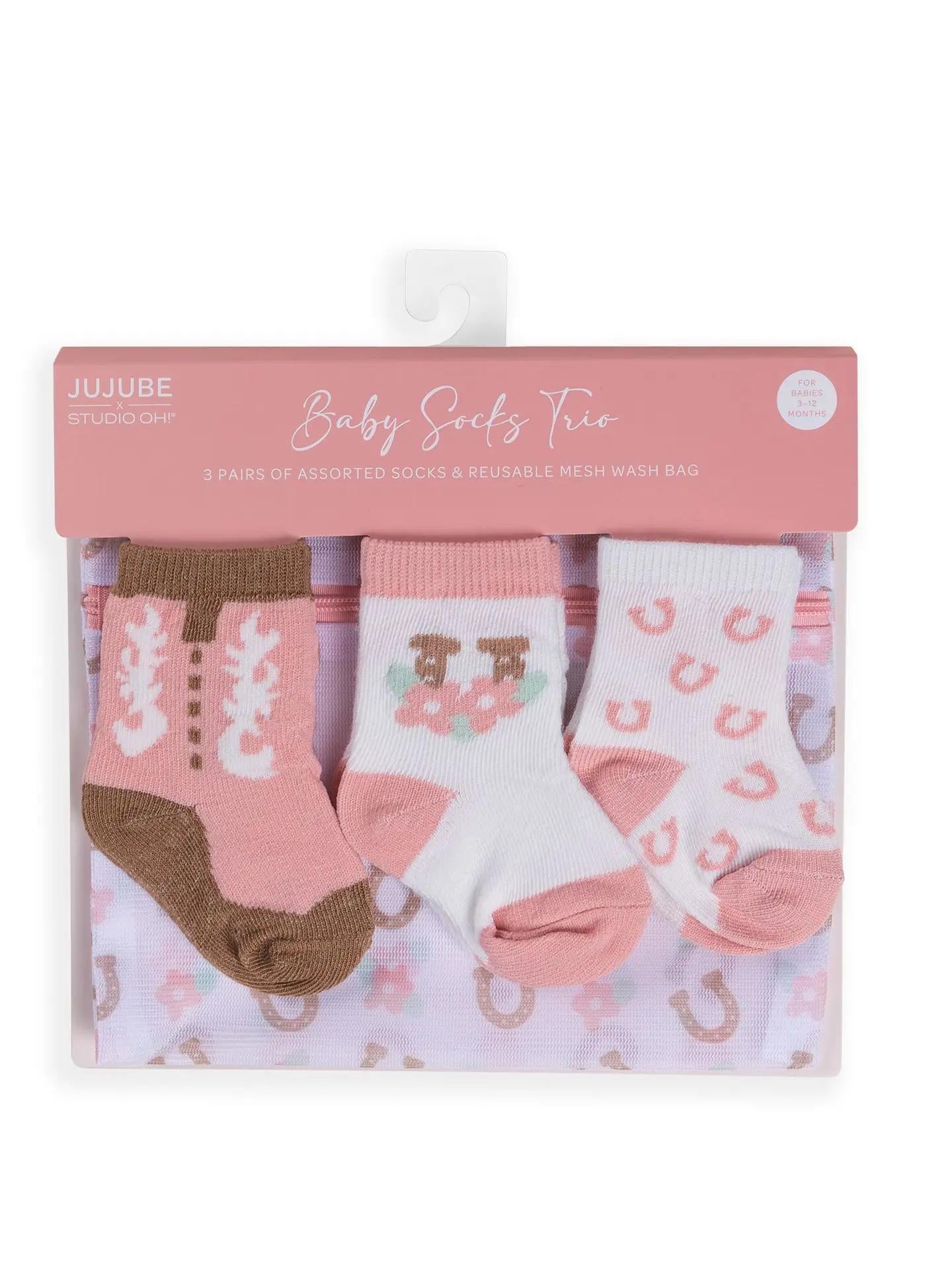 Baby Socks Trio Bloomin' Boot