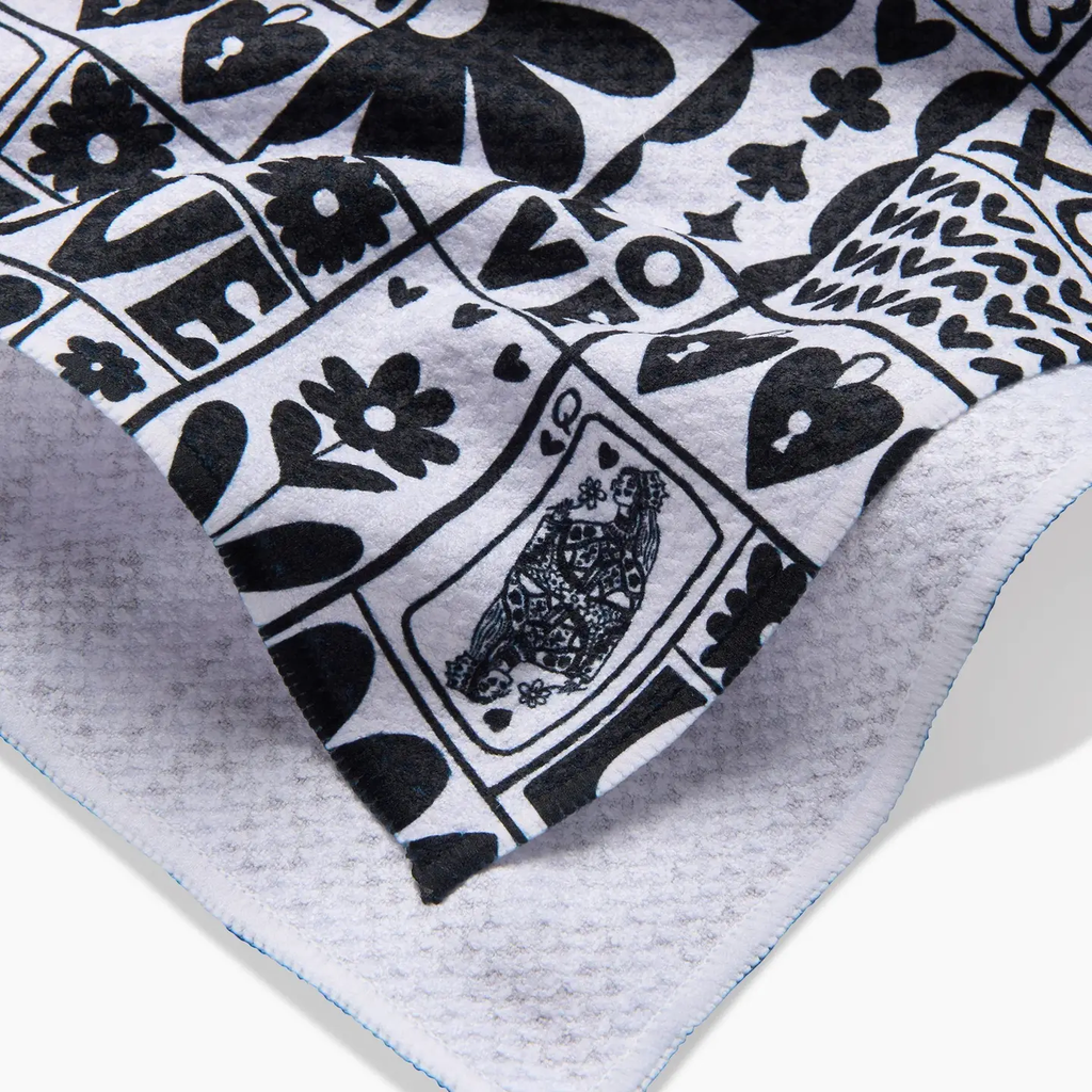 Queen of Hearts Tea Towel