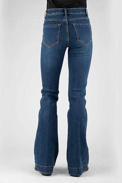 WOMENS JEAN 921 HIGH WAIST FLARE FIT  11-054-0921-2419 BU