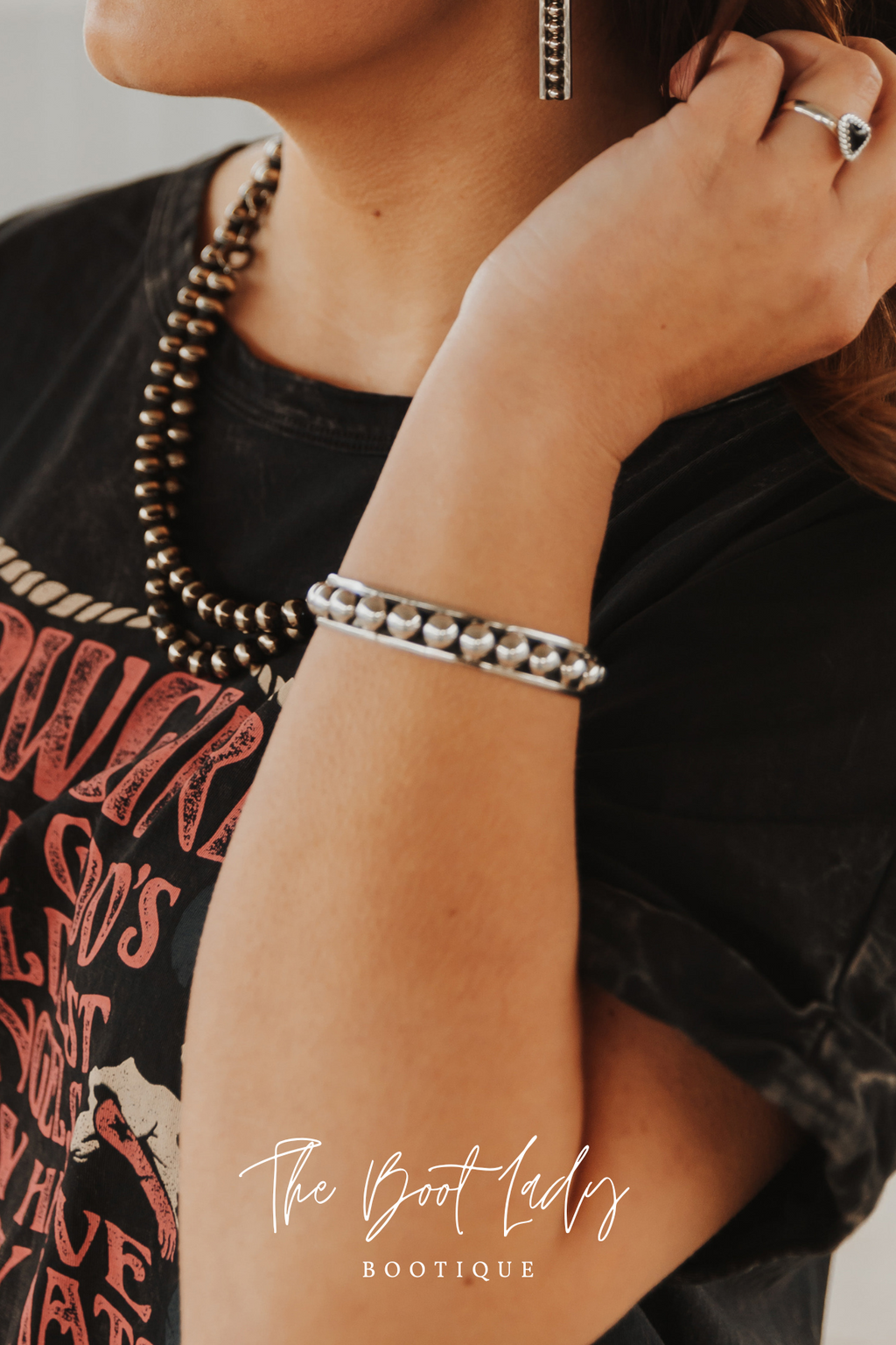 8MM STERLING SILVER BALL CUFF