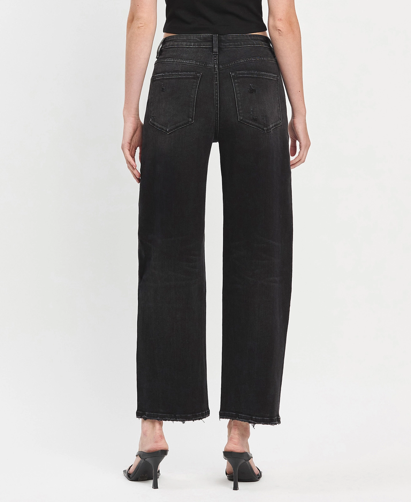 Super High Rise Panel Barrel Jeans - Instant