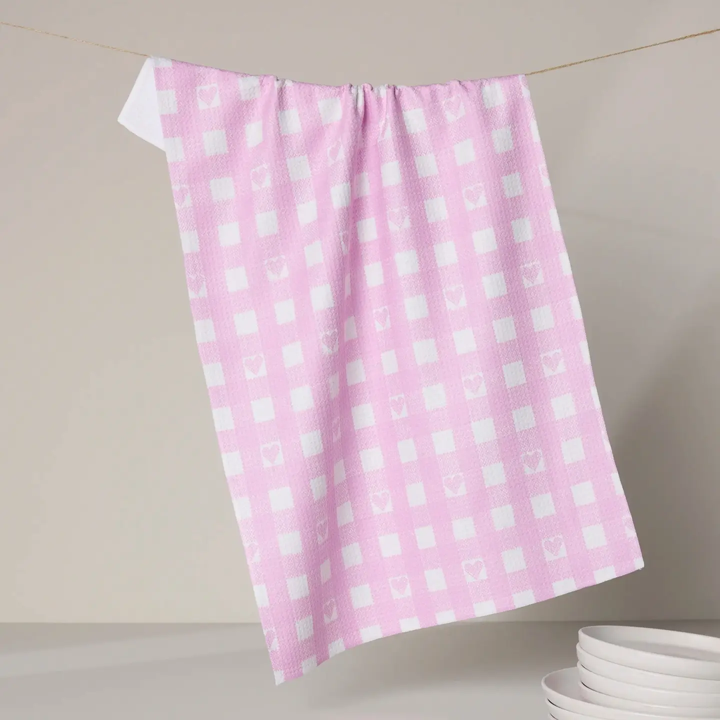 Super Sweet Check Tea Towel