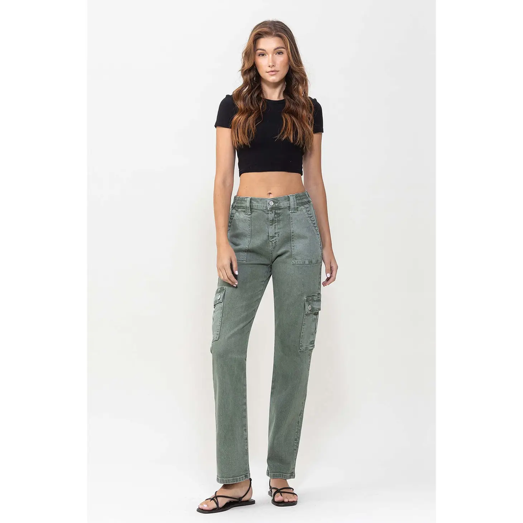 MID RISE STRAIGHT CARGO PANT