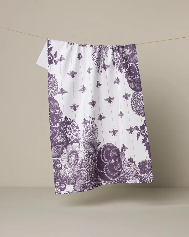 Abeilles Noires Tea Towel