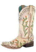 LD SADDLE NOPAL EMBROIDERY & STUDS C3447