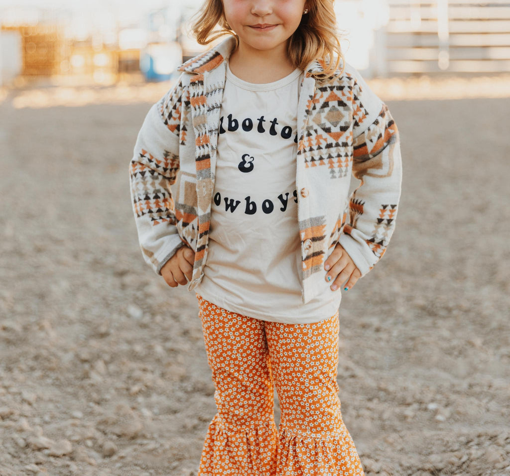 BELL BOTTOMS AND COWBOYS PANT SET