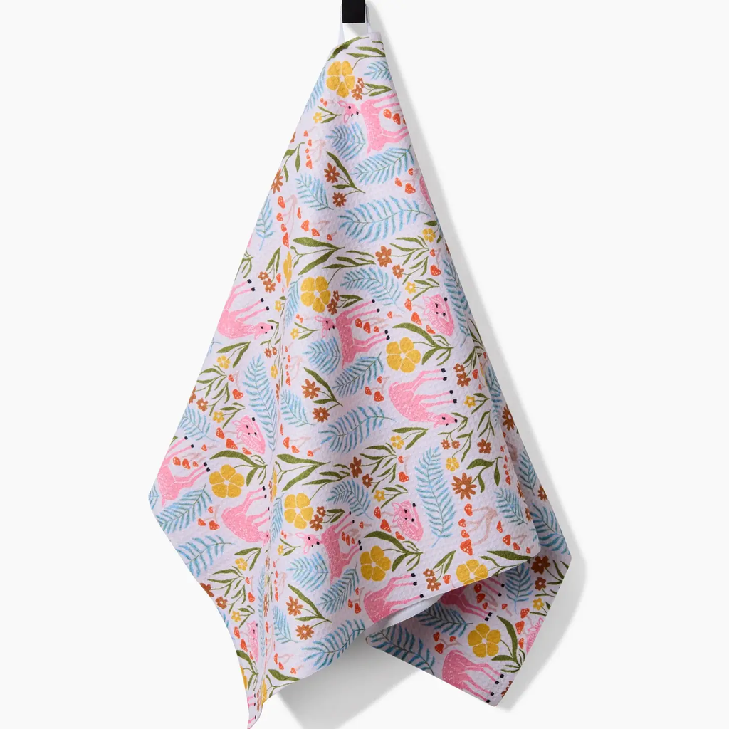 Fern and Fawn Tea Towel
