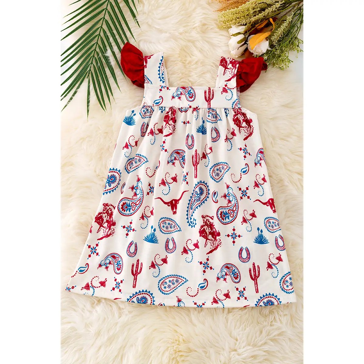 Paisley Printed Dress