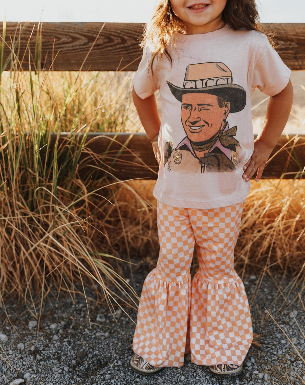 GINA KIDS Gucci Cowboy Tee