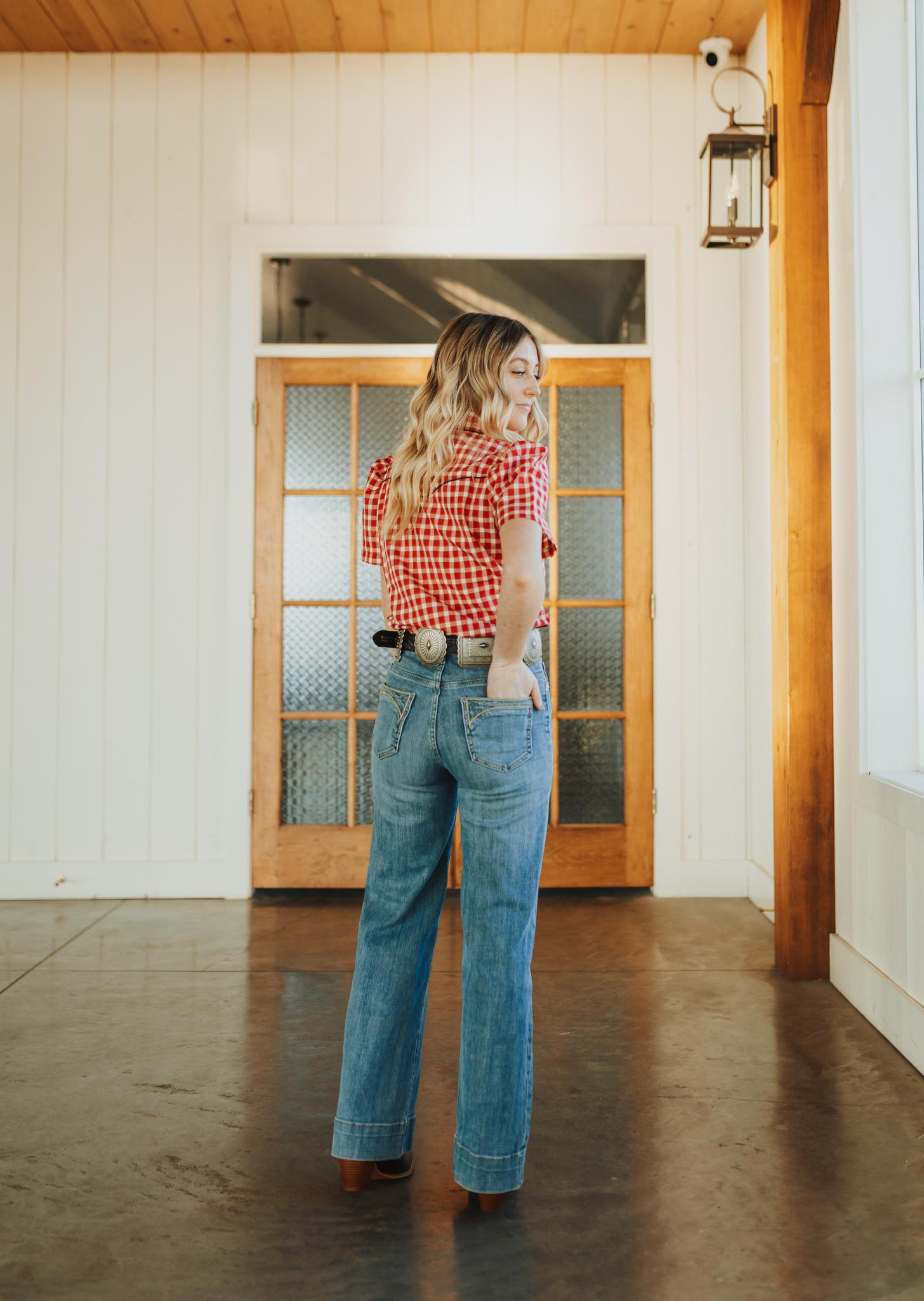 Stetson Women's Jean - 751 Wide Leg  111-054-0751-0201 BU
