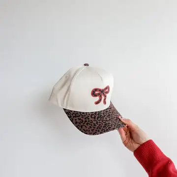 Cheetah Bow Trucker Hat
