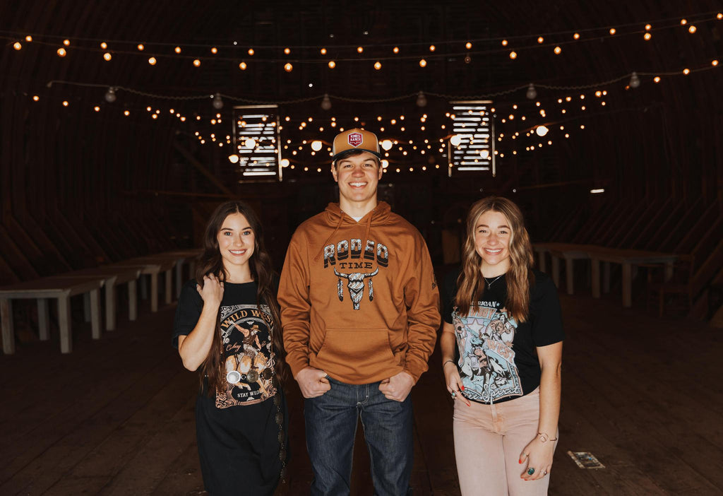 RODEO TIME TRIBAL HOODIE