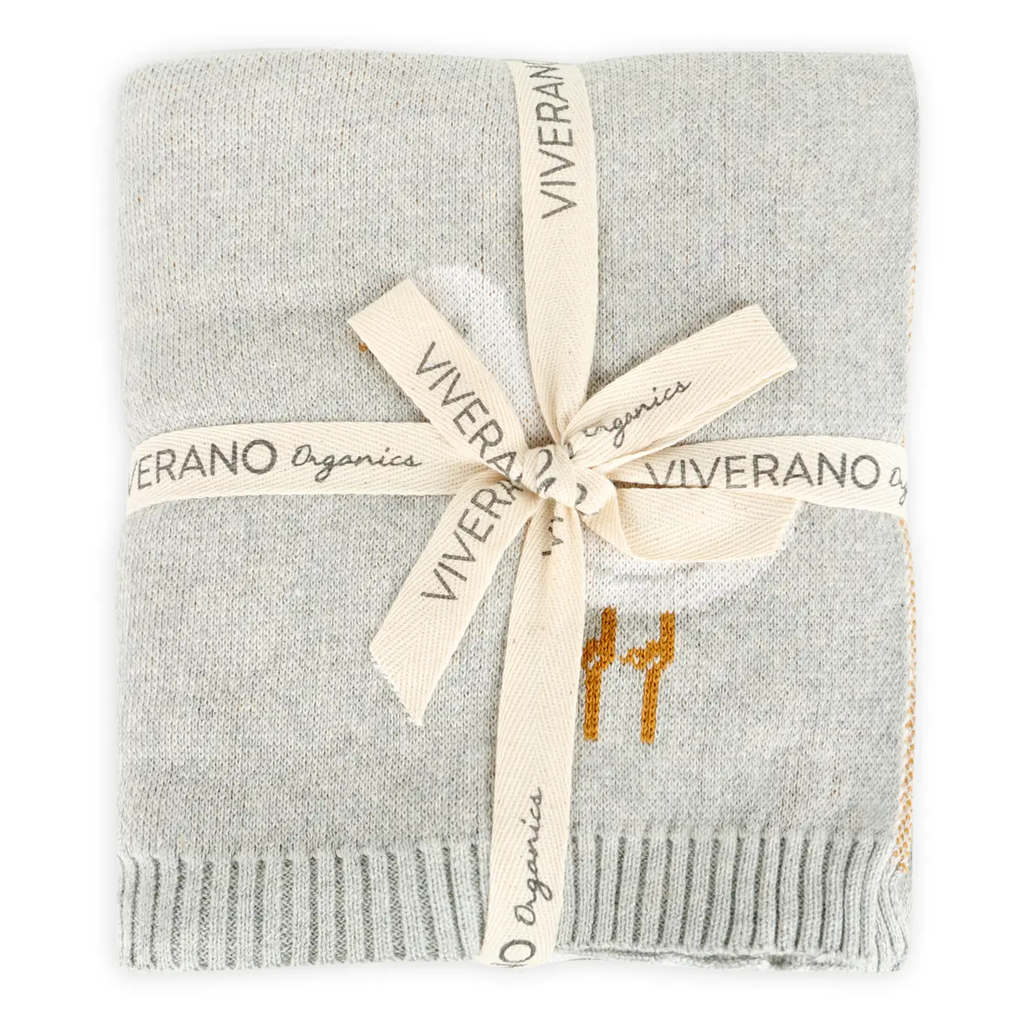 Duck Waddle - Organic Jacquard Knit Baby Blankets
