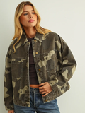 Camo Printed Regular Jacket