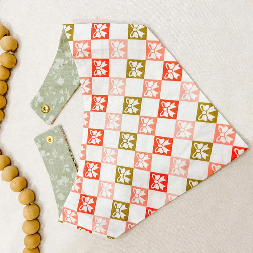 Bows Reversible Dog Bandana