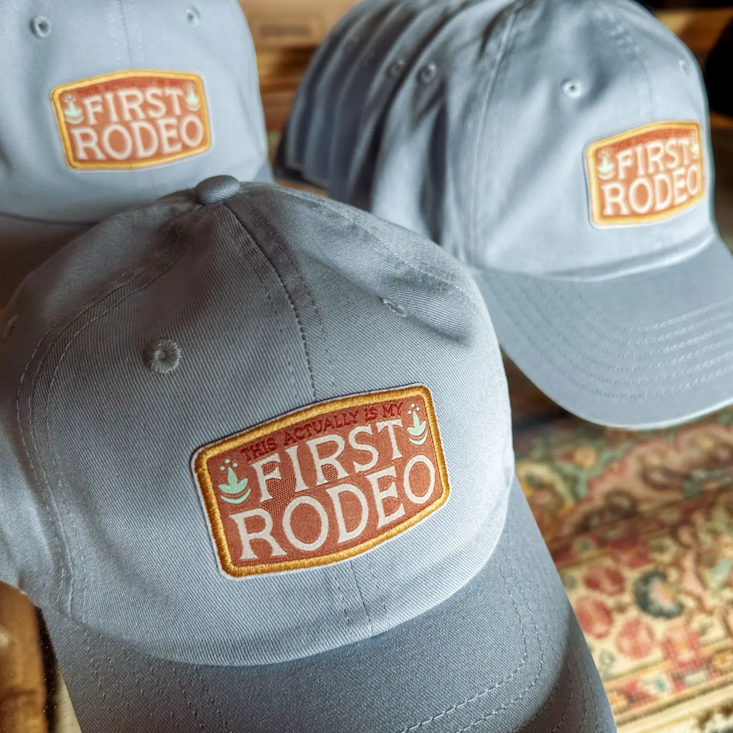 Actually My First Rodeo Kids Hat