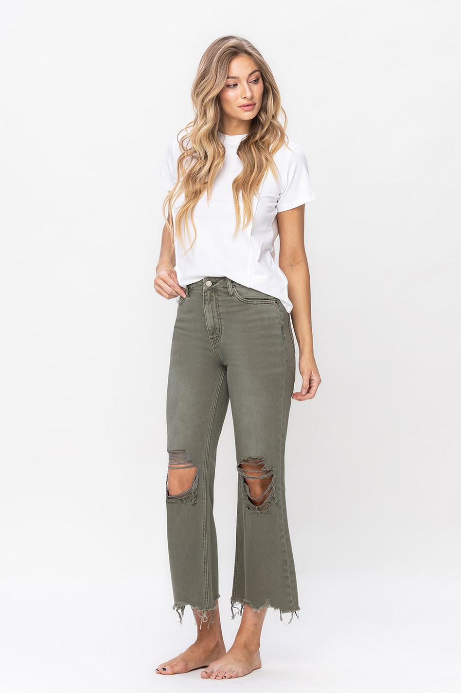 90'S VINTAGE CROP FLARE - BEETLE